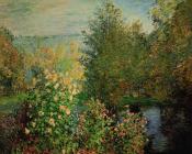 克劳德 莫奈 : The Hoschedes' Garden at Montgeron